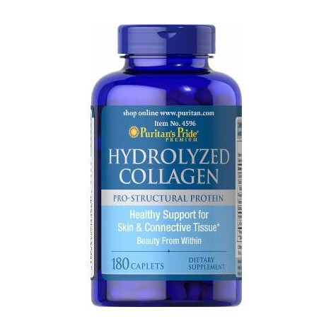 Колаген - PURITAN'S PRIDE HYDROLYZED COLLAGEN 1000 MG 180 TABS