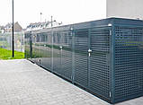 Огорожа сміттєвих контейнерів з навісом, фото 6