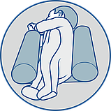 Подушка обмежувач для новонароджених Olvi-колір БЕЖЕВИЙ, фото 3