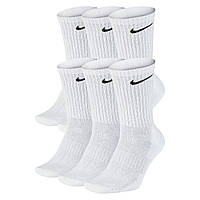 Шкарпетки для тенісу та спорту Nike Cushion Cotton Crew 6 пар в пакованні білі