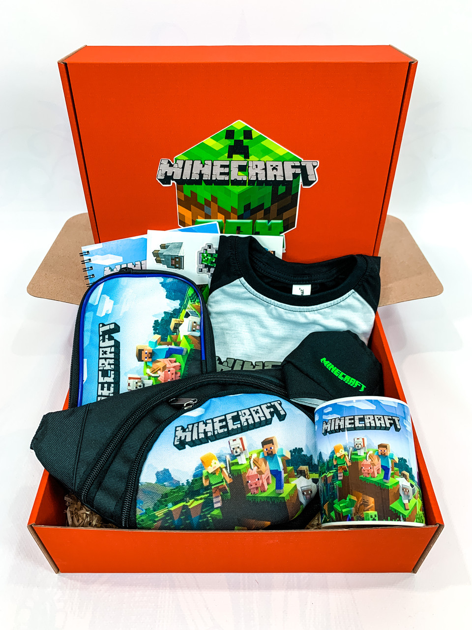Подарунковий бокс Minecraft / Набір на подарунок Майнкрафт / Сувенірні і подарунки для дітей