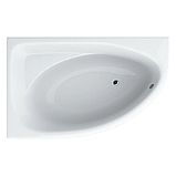 Ванна акрилова асиметрична SWAN ELLA 160x100 ліва комплект, фото 2