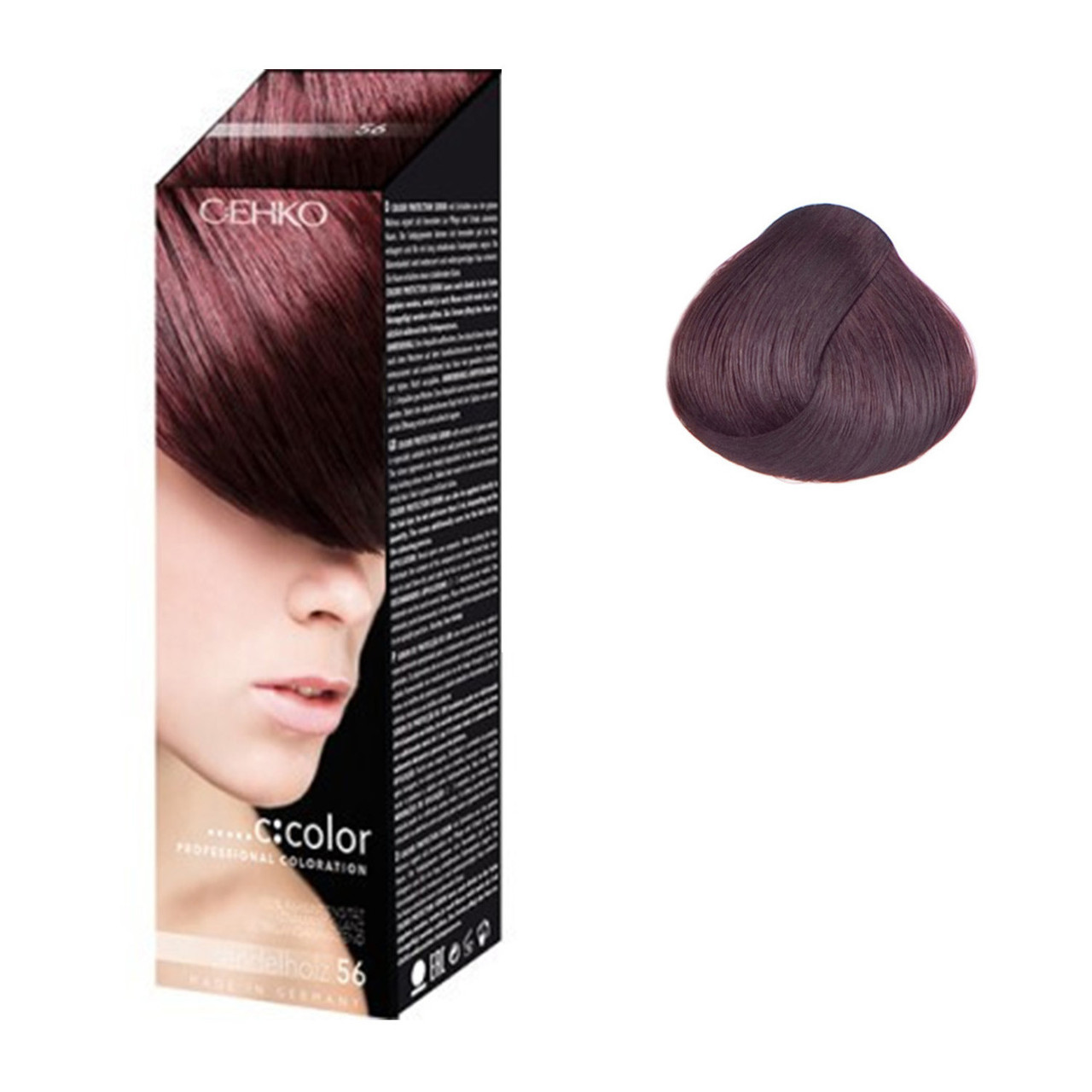 Крем - фарба для волосся в наборі - C:EHKO З:COLOR № 56 (Сандал) (Оригінал)