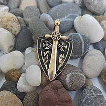 Меч на щиті, коловрат, оберіги, підвіска, амулет, талісман, фото 2