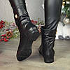 Черевики жіночі чорні на низькому ходу. TM Vasha Para, фото 4