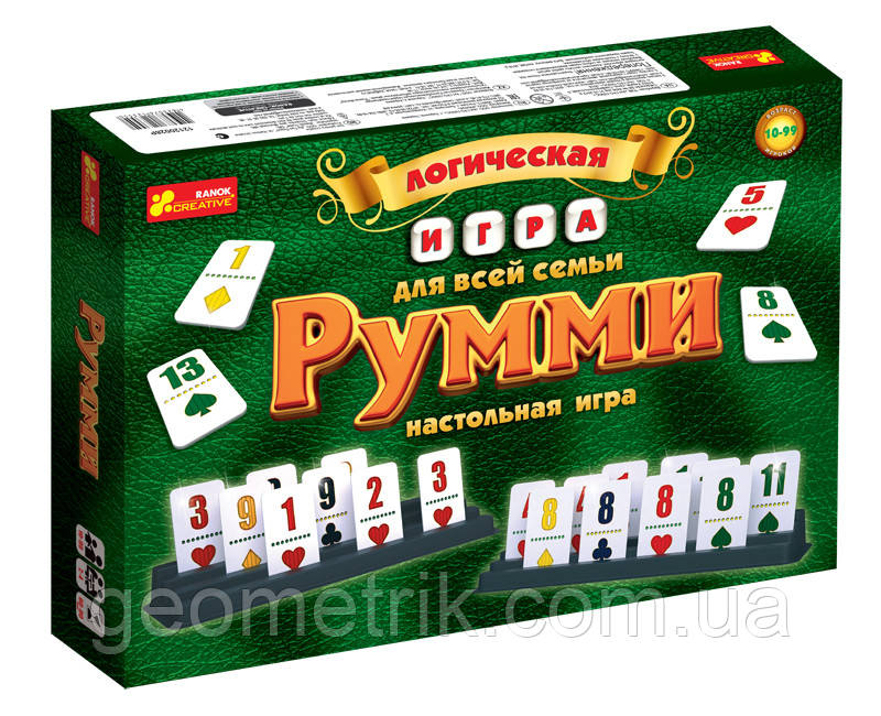 Логическая настольная игра «Румми» 12120028Р 1982