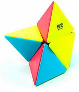 QiYi Pyramorphix 2x2 stickerless | Піраморфікс (Пірамідка) 2х2 без наліпок, фото 5