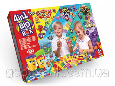 Набір творчої творчості "4в1 Big Creative Box" | арт. BCRB-01-01 | Данко-Тойс