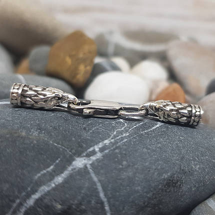 Кінцівки голови на шнур або браслет Яструби, Соколи, Орли 3 розміри, срібло 925пр., фото 2