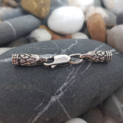 Кінцівки голови на шнур або браслет Яструби, Соколи, Орли 3 розміри, срібло 925пр., фото 3