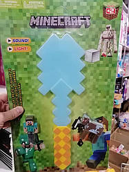 Ігровий набір зі зброєю і фігурками майнкрафт "Minecraft", лопата