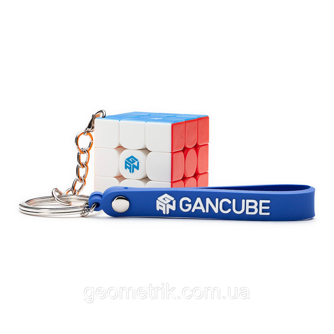 GAN 330 Keyring stickerless | Брелок Кубик Рубіка 3x3 Ган без наліпок 3 см