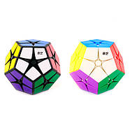 QiYi Kilominx 2х2 Megaminx black | Кібімінкс 2х2 без наліпок, фото 7