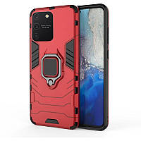 Чехол Ring Armor для Samsung G770 Galaxy S10 Lite / A91 Red