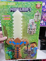 Ігровий набір зі зброєю і фігурками майнкрафт "Minecraft", білий меч