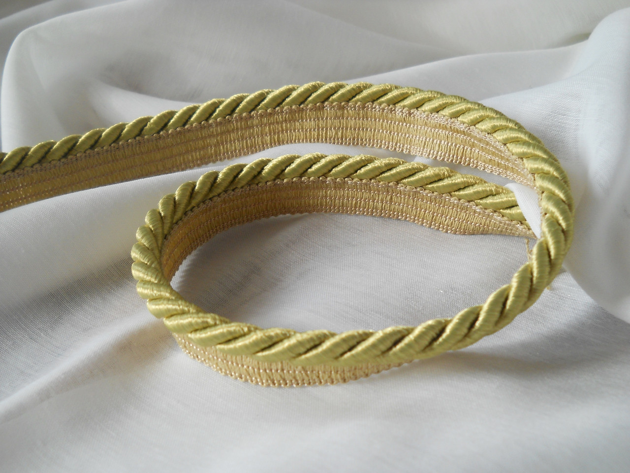 Шнур декоративний з кантом F1-7 col.607 ( залишок 8.50 м), фото 1