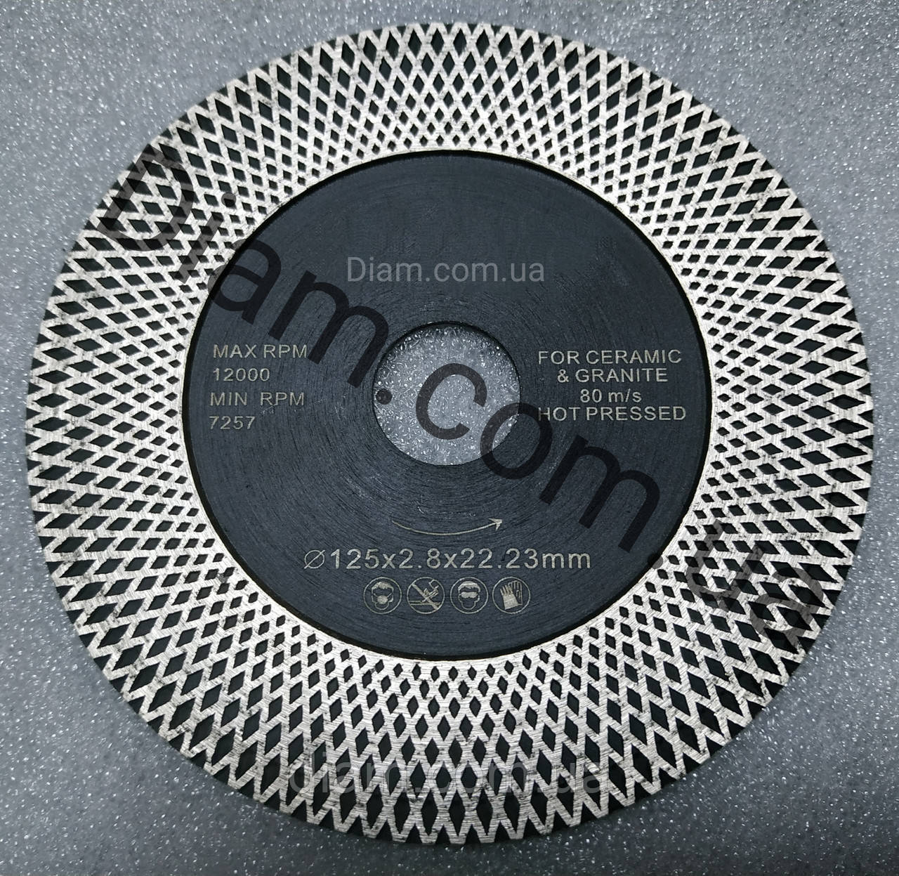 Алмазный диск Вышиванка d 125*2.8*24*22.23 мм Stonecraft - фото 4 - id-p1316825860