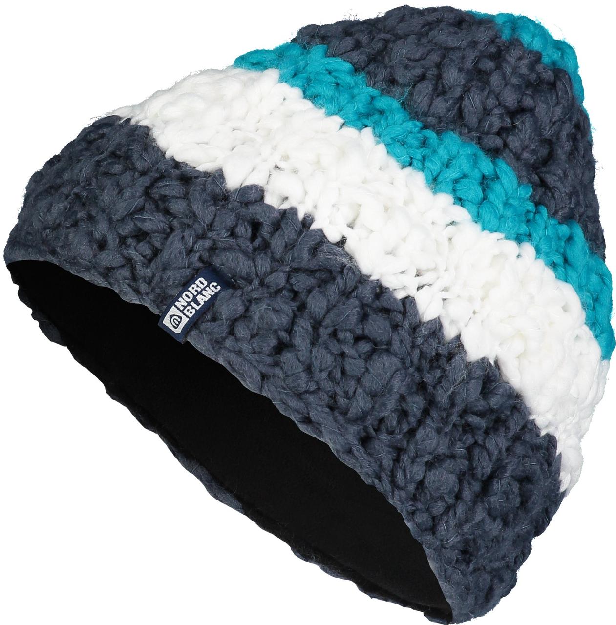 В'язана шапка зимова з флісом Nordblanc Bushy NBWH4434, фото 1