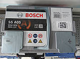 Автомобільний акумулятор, АКБ, BOSCH, 0092S5A050, AGM 60 A/h -/+, фото 4