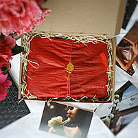 Дерев'яний фотоальбом для закоханих | весільний фотоальбом - подарунок на річницю стосунків, фото 4