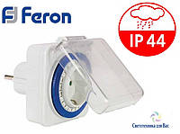 Розетка с таймером суточная Feron TM31, IP44 16А 3500Вт