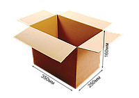 Ящик для почты и курьерской доставки 350х250х160 мм Самосборные коробки для пересылки