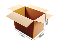 Коробка самозбірна для пересилання поштовими службами 410х330х550 мм від виробника