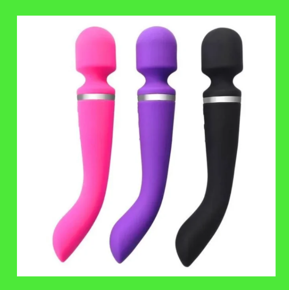 Подвійний вібратор, вагінально кліторальний вібромасажер, інтимні іграшки стимулятори, фото 1