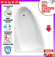 Асимметричная акриловая ванна 160x100 см Excellent Aquaria Comfort WAEX.AQL16WH левосторонняя