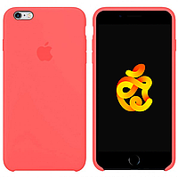 Силиконовый чехол для iPhone 6, iPhone 6s Apple Silicone Case Рожевий