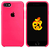 Силиконовый чехол для iPhone 6, iPhone 6s Apple Silicone Case Яскраво-малиновий