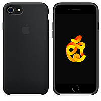 Силиконовый чехол для iPhone 6, iPhone 6s Apple Silicone Case Чорний