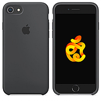 Силиконовый чехол для iPhone 6, iPhone 6s Apple Silicone Case Темно-сірий