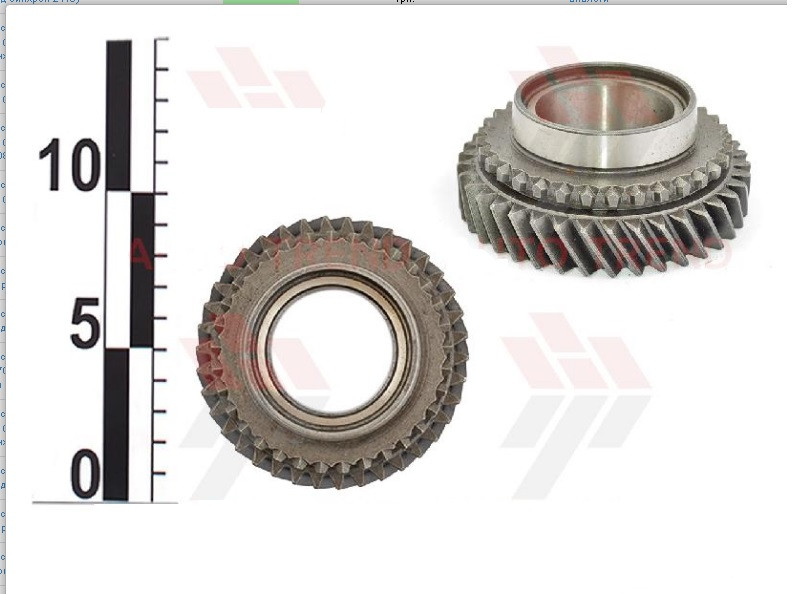 Шестерня 3-передачі ВАЗ 21083 (виробництво Волзький), фото 1