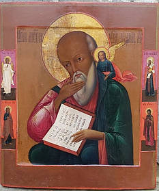 Ікона Іоанна Богослова 19 століття Росія
