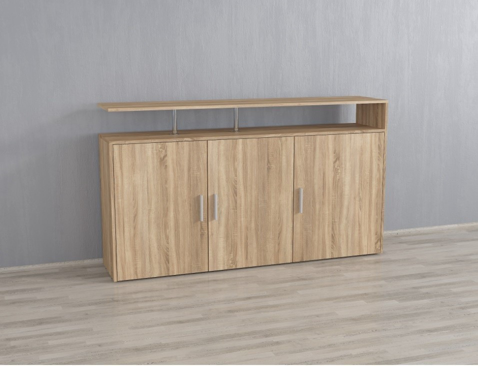 Тв тумба Nellie Ш 1600 / В 916 / Р 350 Дуб сонома