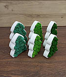 Ялинка з моху, ялинка на стіл, новорічний подарунок, фото 3