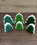 Ялинка з моху, ялинка на стіл, новорічний подарунок, фото 7