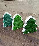 Ялинка з моху, ялинка на стіл, новорічний подарунок, фото 10