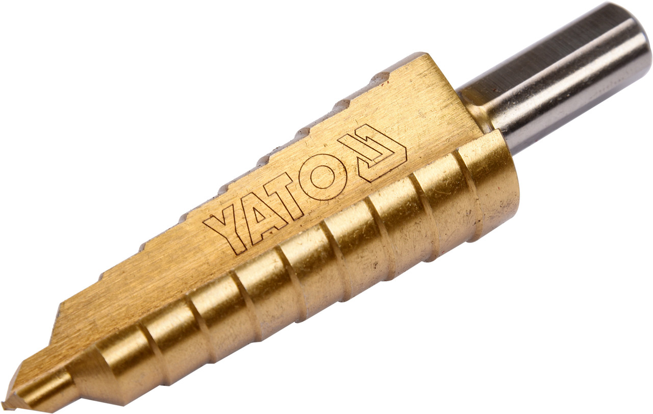 Свердло ступеневе для металу з титановим покриттям YATO 6-20 мм 75/55м