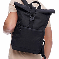 Рюкзак Roll Top / Рюкзак чоловічий - жіночий / Рюкзак для Ноутбука / Рюкзак чоловічий чорний / рюкзак міський