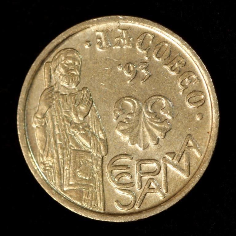 Монета Іспанії 5 песет 1996 р., фото 1