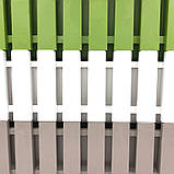 Горщик для квітів балконний з підставкою на ніжках Akasya 11 л антрацит, фото 9