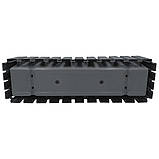 Горщик для квітів балконний з підставкою на ніжках Akasya 11 л антрацит, фото 6