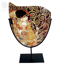 Ваза на підставці Р. Клімт Поцілунок Сагмапі, 39х10х26 см