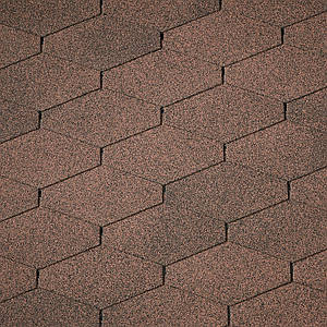 Бітумна черепиця Айко (IKO) Diamant PLUS Dual Brown Коричнева