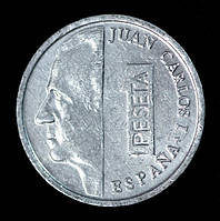 Монета Іспанії 5 песет 1996 р.