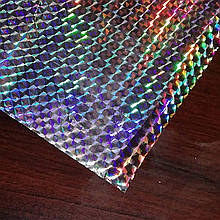 Плівка для гарячого тиснення Голограма срібло Ширина 64 см, довжина 100 м