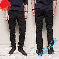 Джинсы, брюки мужские зимние на высокий рост на флисе BLACK FORD, Турция