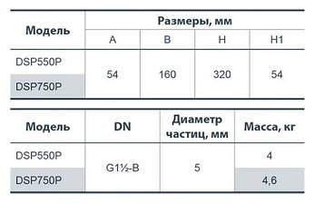 Дренажний насос Насоси+ DSP-750P напір 8.5 м пропускна здатність 11.0 (куб. м/год), фото 5